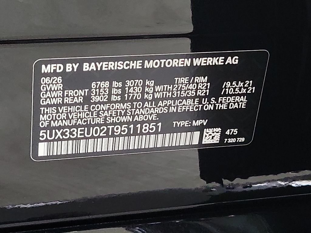New 2026 Black Sapphire Metallic BMW M60i image 19