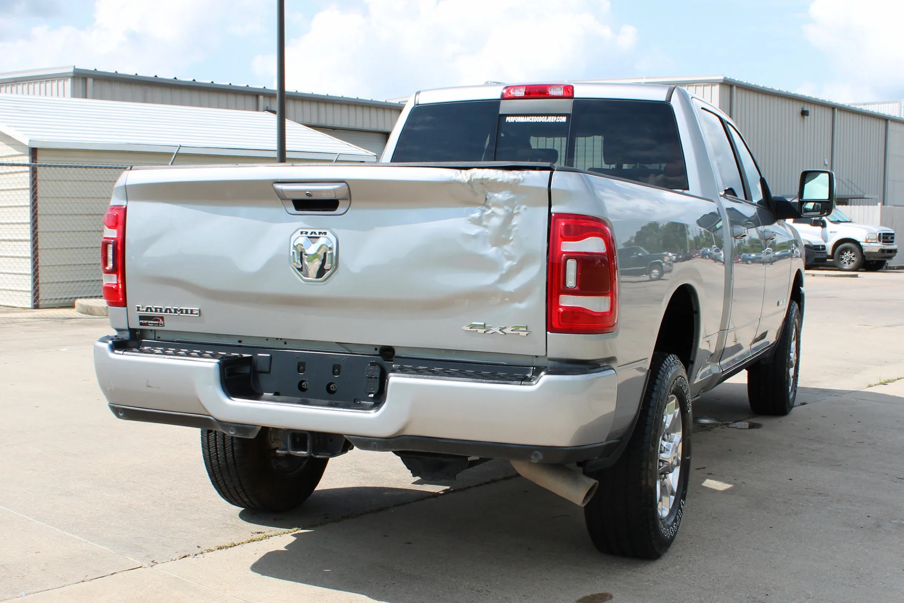 Used 2024 Billet Silver Metallic Clearcoat Ram Laramie 4x4 Crew Cab 6