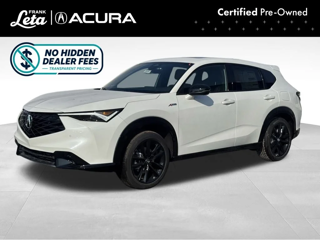 Certified Used 2026 White Acura A-Spec Advance Package image 1
