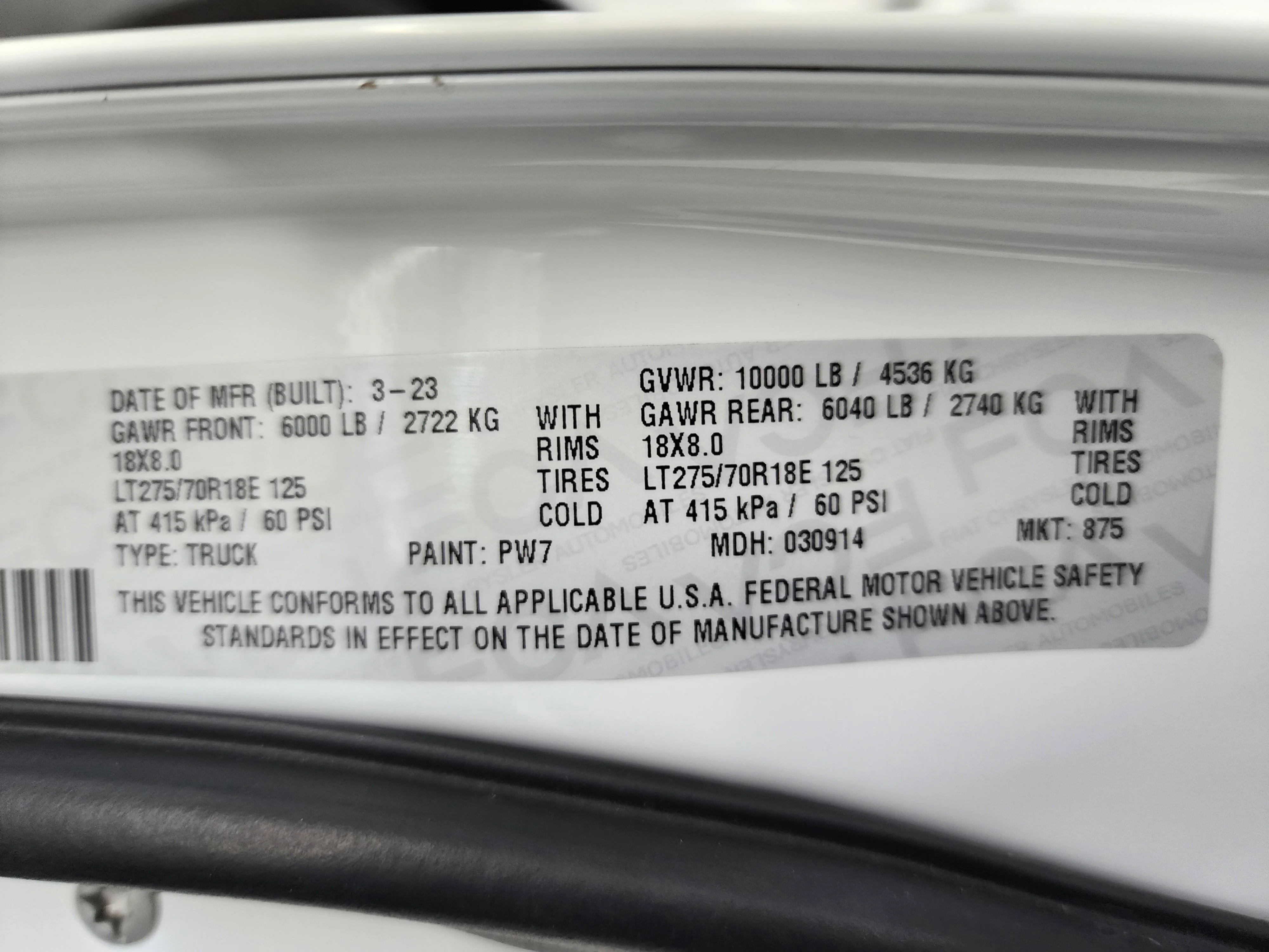 Used 2023 Bright White Clearcoat Ram Big Horn image 56