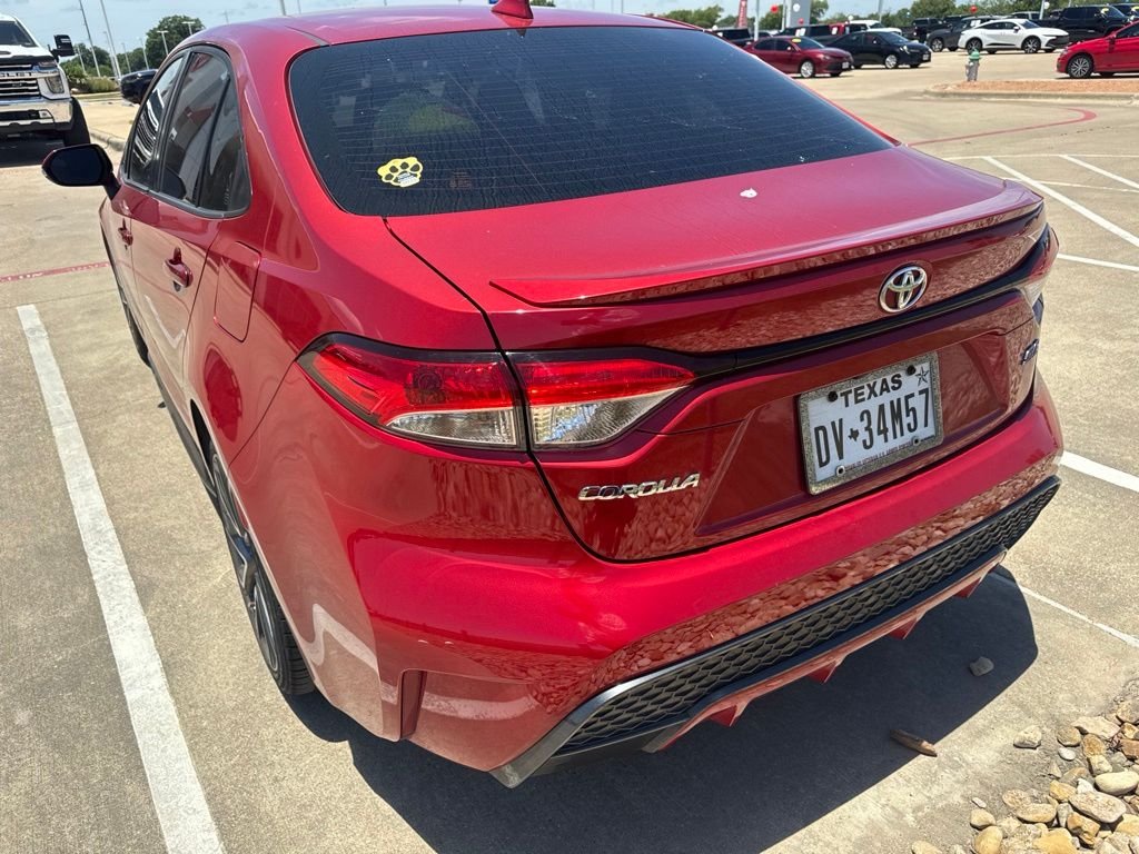 Used 2020 Red Toyota SE image 8