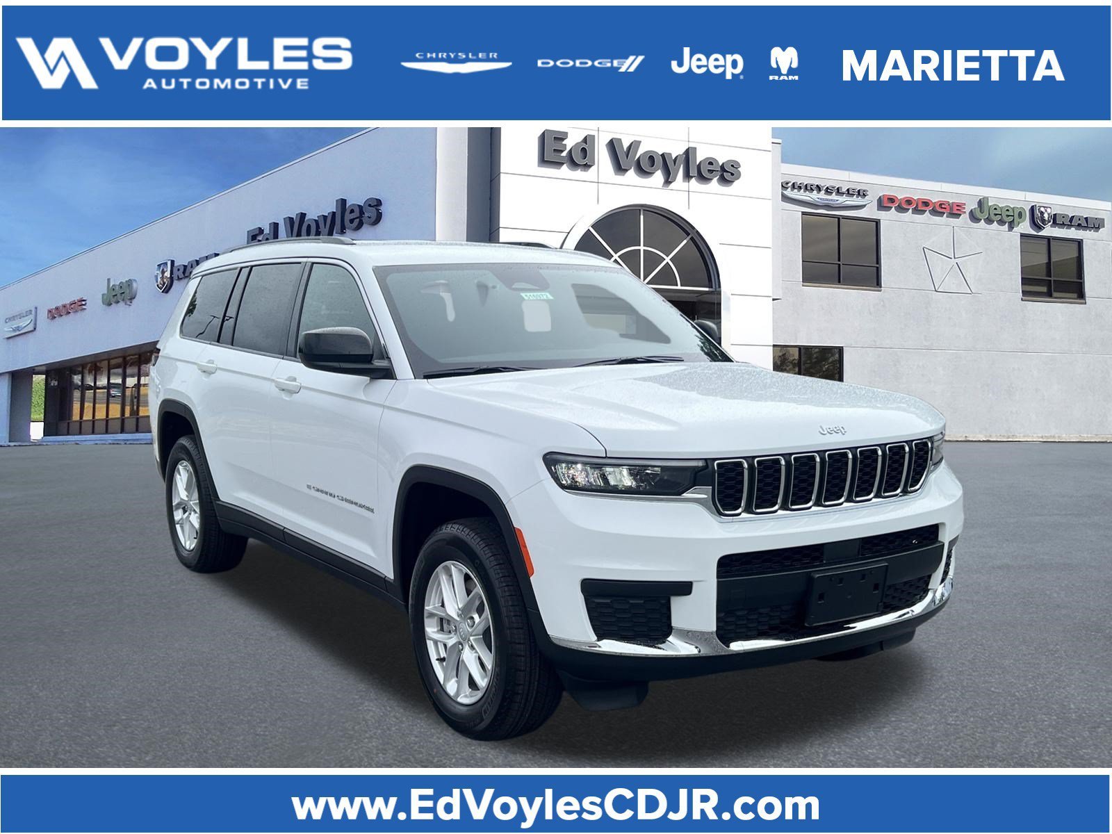 New 2026 Bright White Clearcoat Jeep Laredo image 1