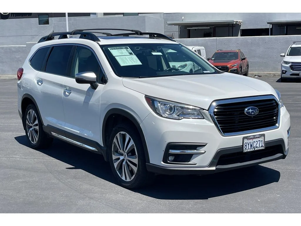 Used 2021 Crystal White Pearl Subaru Touring image 8