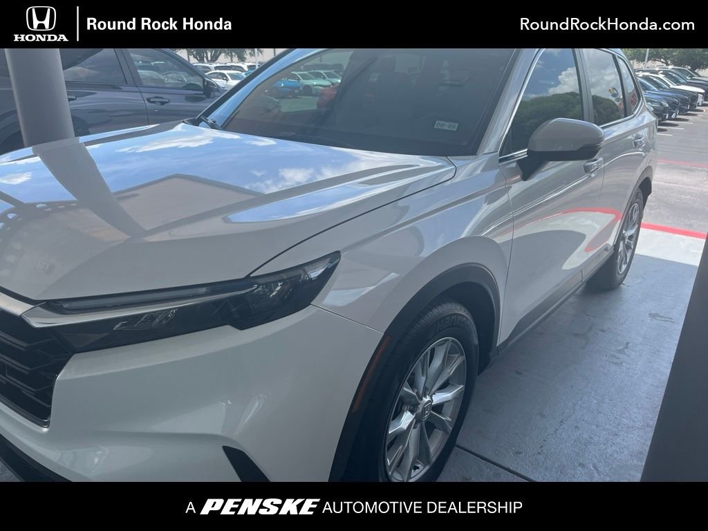 Certified Used 2024 Platinum White Pearl Honda EX image 1