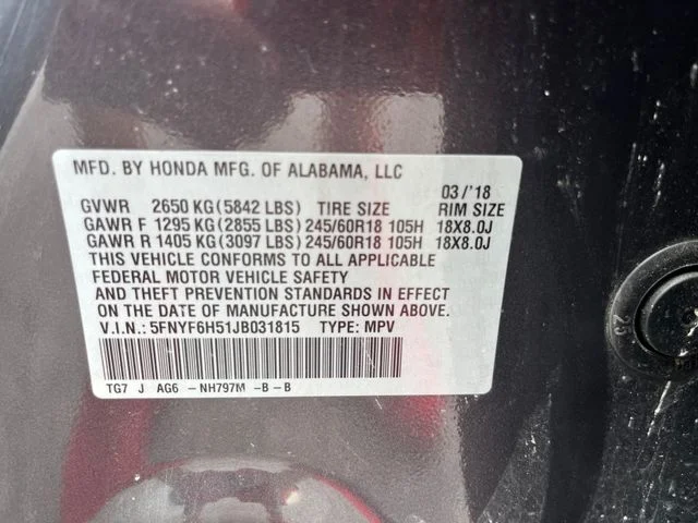 Used 2018  Honda EX-L image 13
