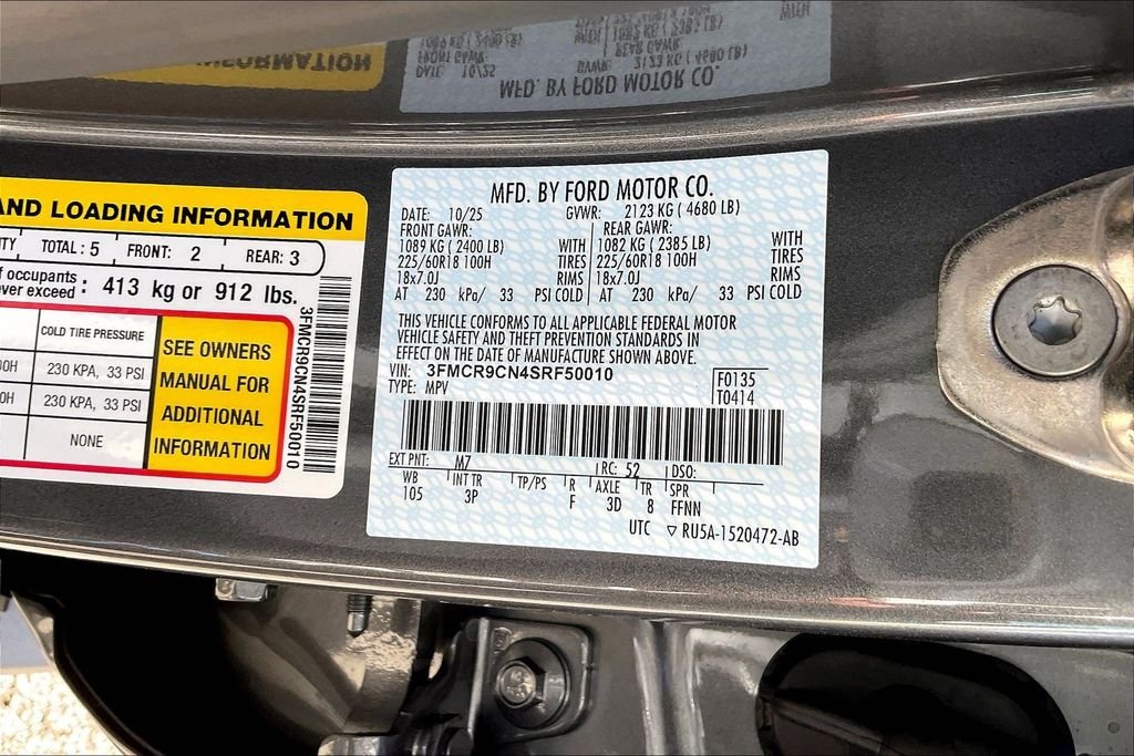 New 2025 Ford Bronco Sport Outer Banks 4D Sport Utility