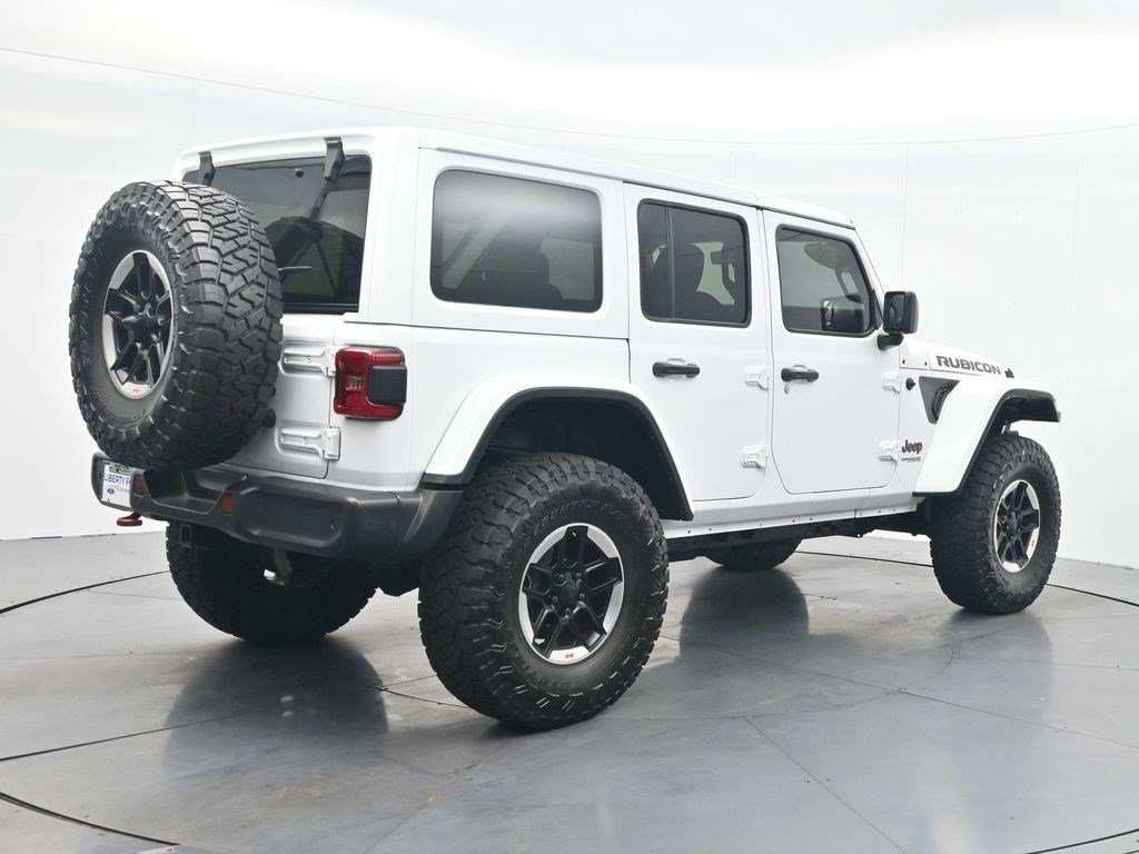 Used 2020 Bright White Clearcoat Jeep Rubicon image 5
