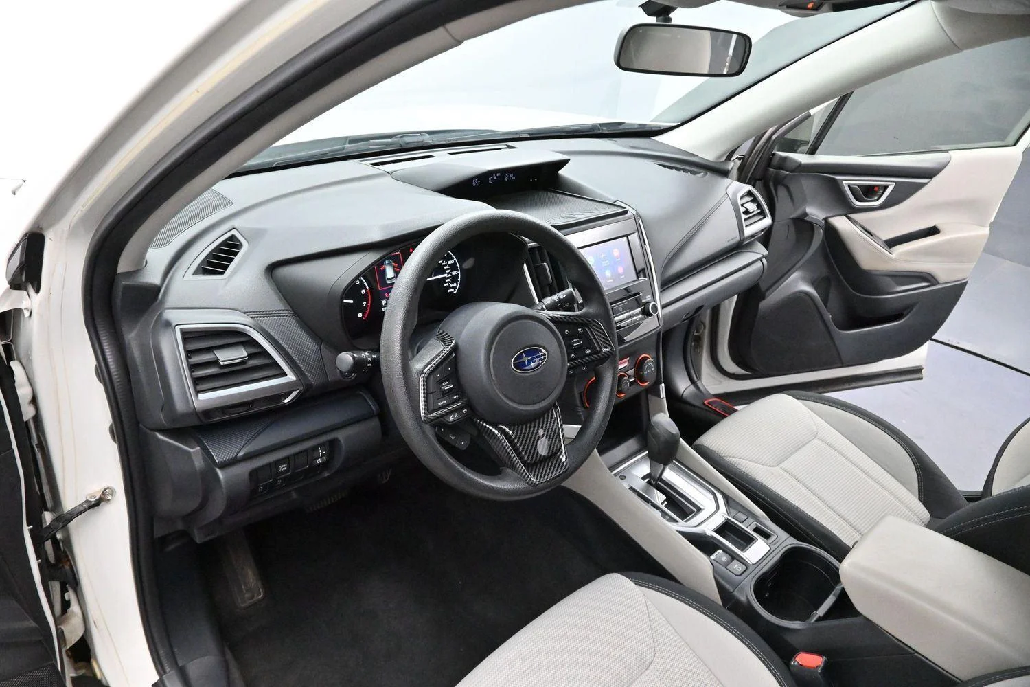 Used 2021 Crystal White Pearl Subaru Base image 12