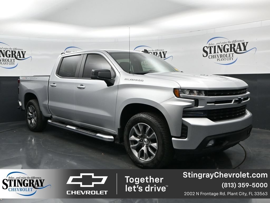 Used 2021 SILVER ICE METALLIC Chevrolet RST image 1