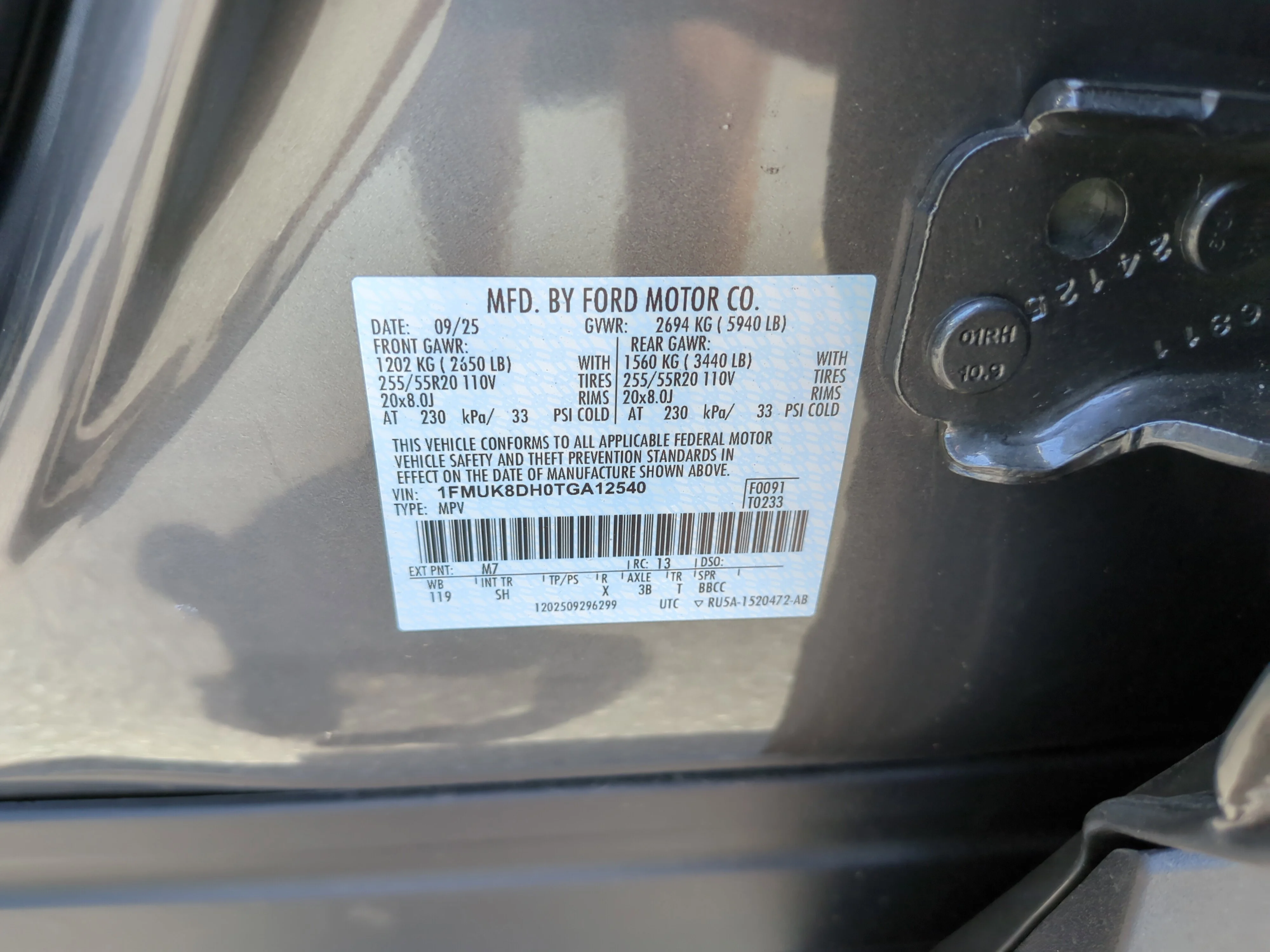 New 2026 Carbonized Gray Metallic Ford Active image 32