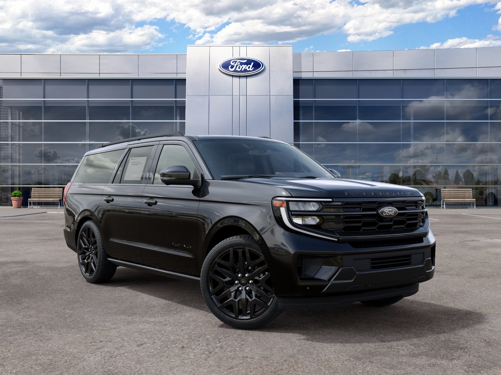 New 2027 Agate Black Metallic Ford MAX Platinum image 4