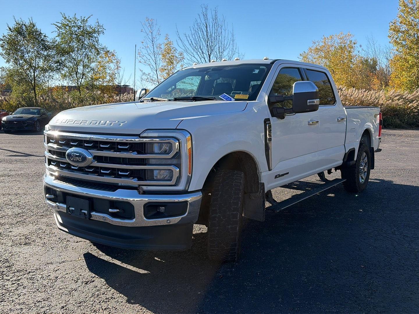 Used 2023 Star White Metallic Tri-Coat Ford Lariat image 2
