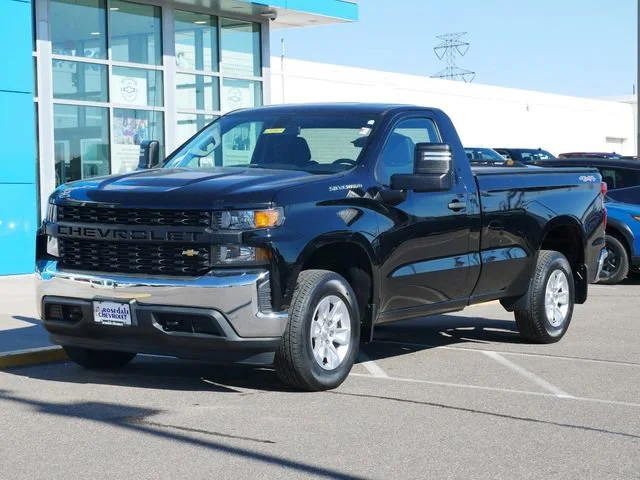 Used 2020 Chevrolet Silverado 1500 Work Truck with VIN 3GCNYAEF5LG122385 for sale in Roseville, Minnesota