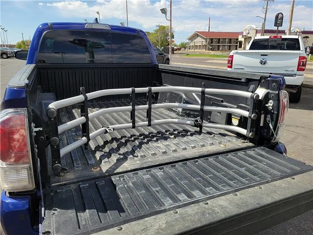 Used 2023 Blue Crush Metallic Toyota TRD Off Road V6 4x4 Double Cab 6 ft. box 140.6 in. image 8