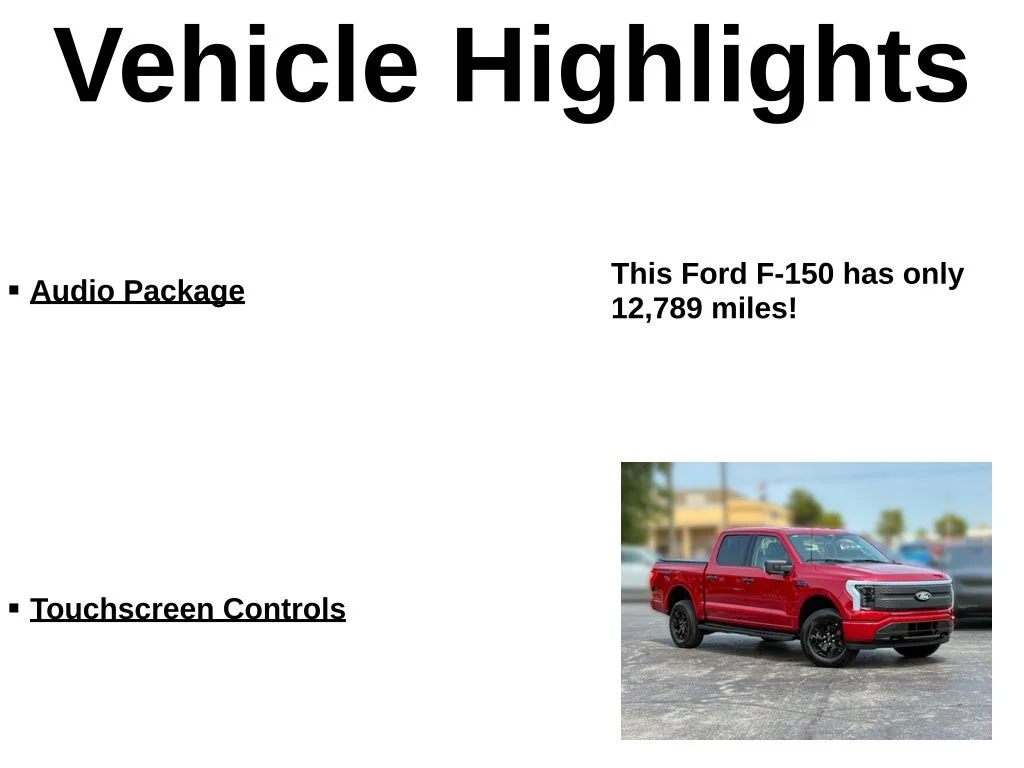 Used 2025 Red Ford XLT image 36