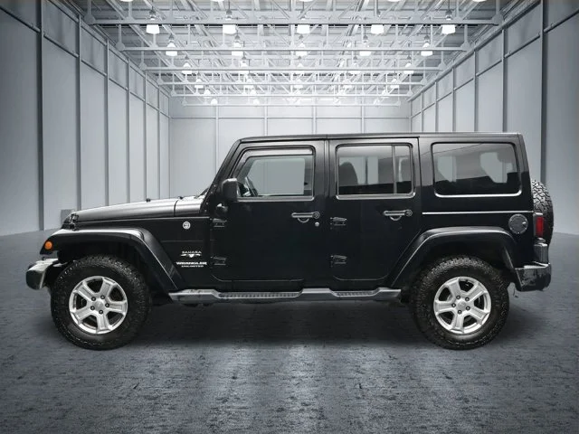 Used 2017 Black Jeep Unlimited Sahara image 3