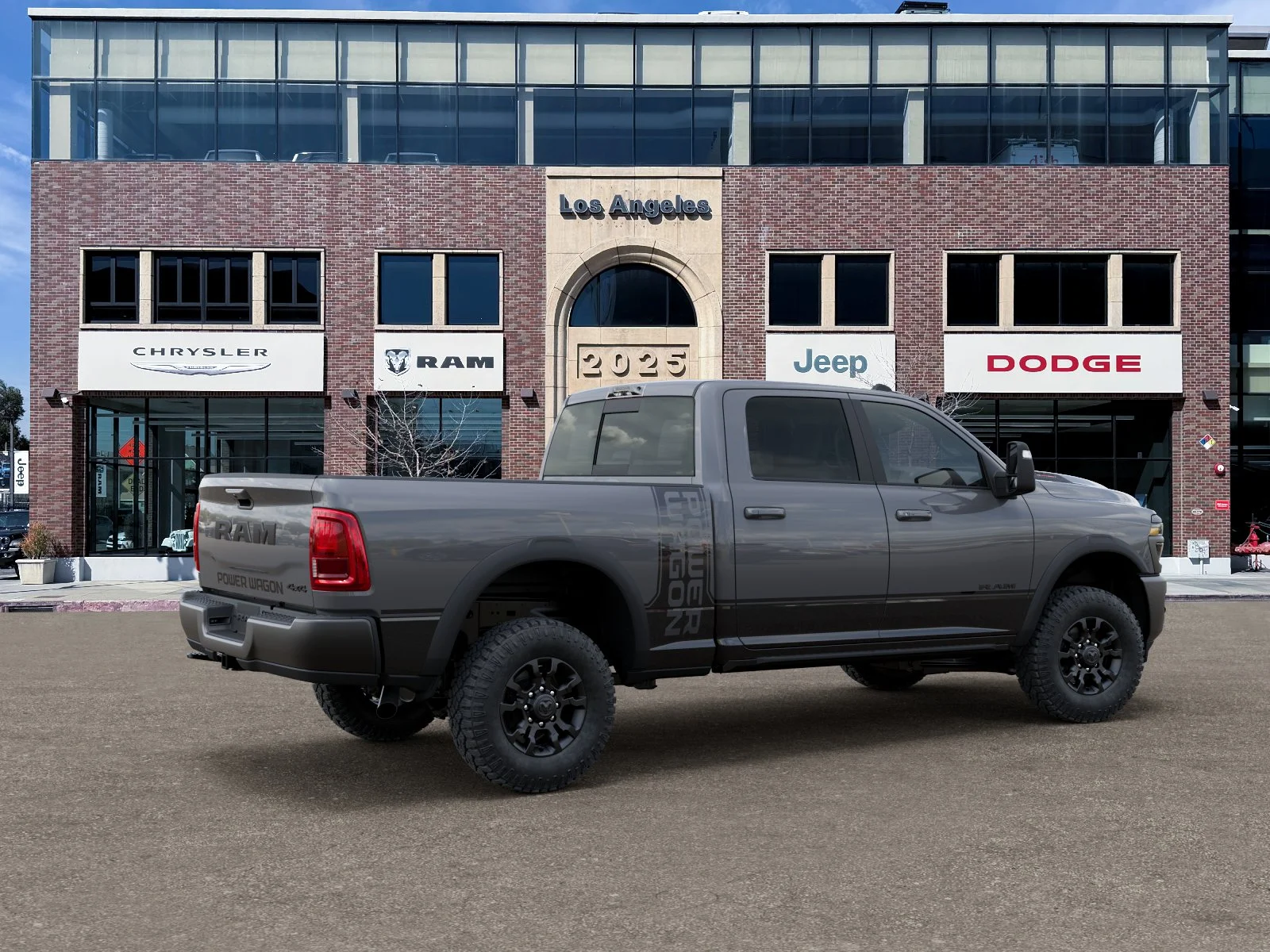 New 2026 Ceramic Gray Clear-Coat Exterior Paint RAM Power Wagon image 30