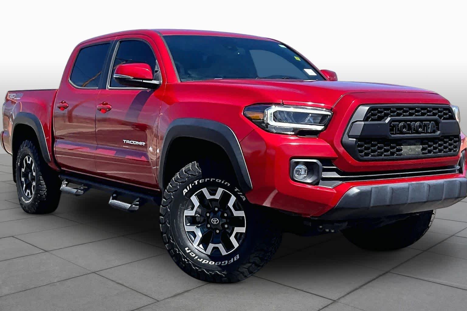 Used 2021 Barcelona Red Metallic Toyota TRD Off Road image 3