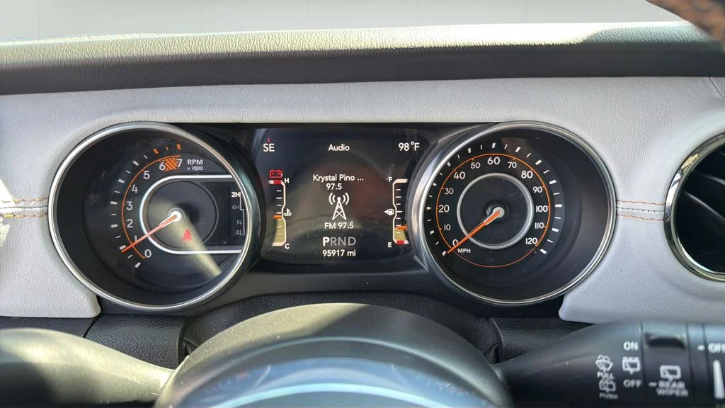 Used 2021 White Jeep Unlimited Sahara High Altitude image 25