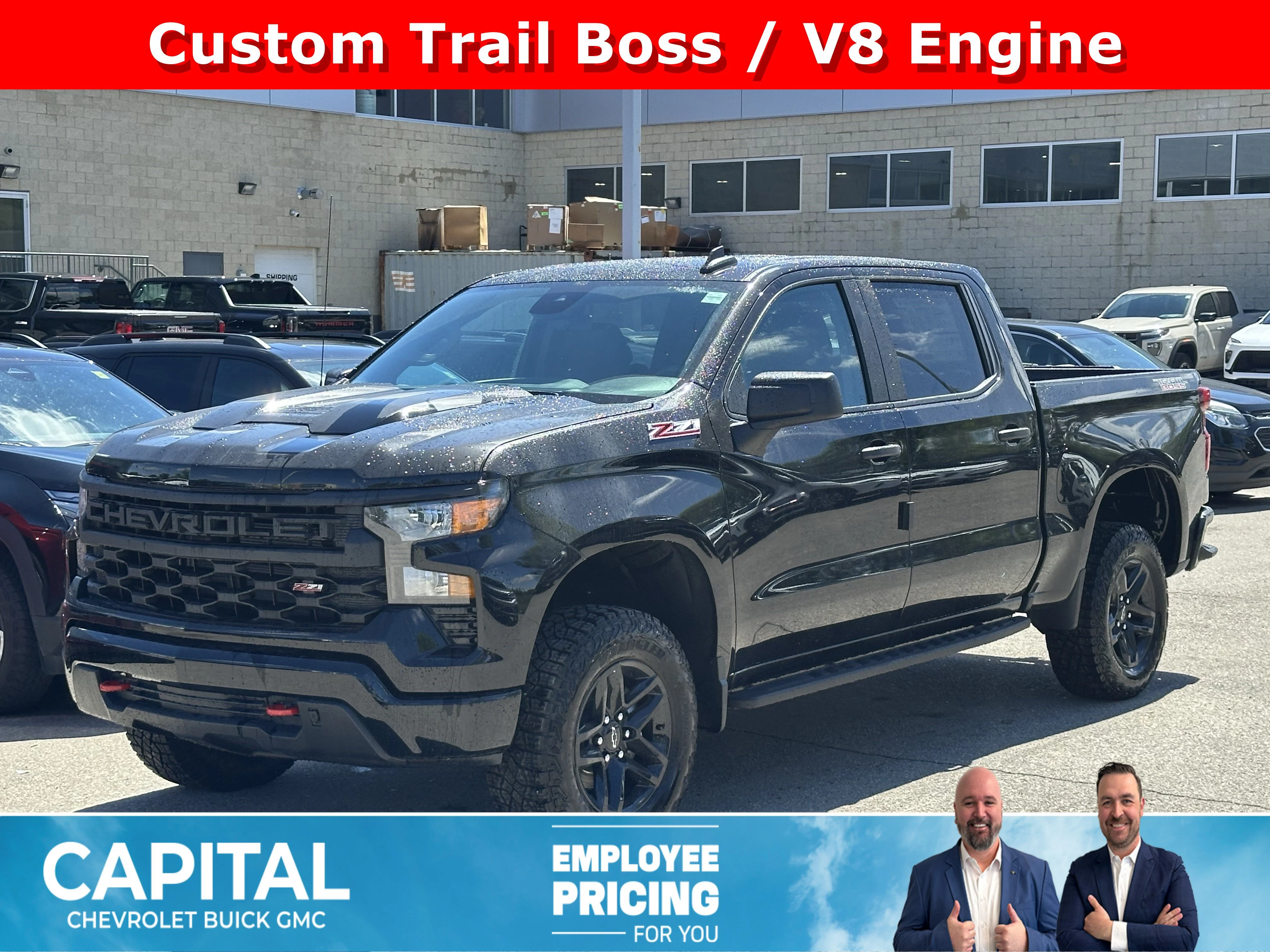 New 2026 Black Chevrolet Custom Trail Boss image 1