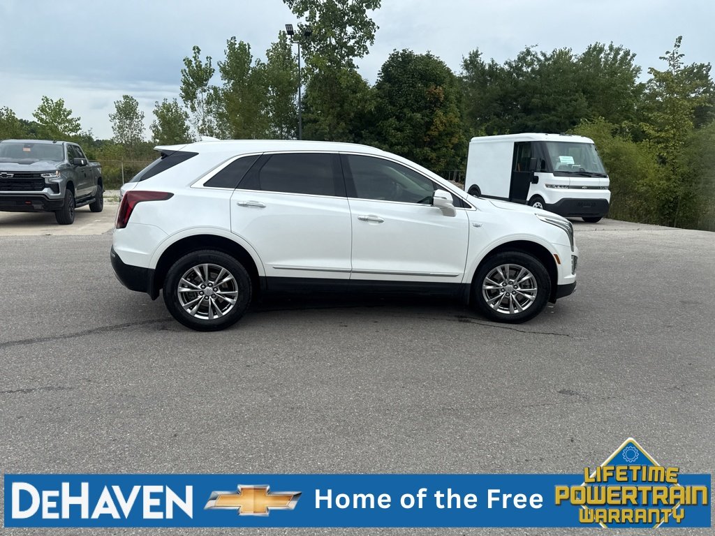 Used 2021 CRYSTAL WHITE TRICOAT Cadillac FWD Premium Luxury image 7