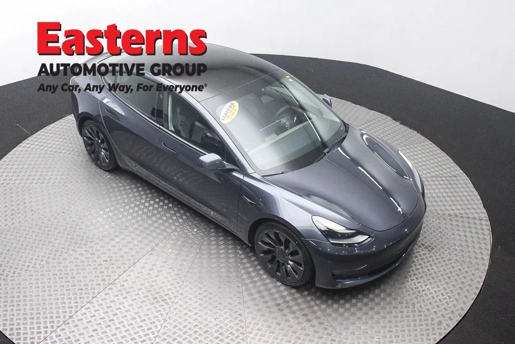 Used 2022 Gray Tesla Performance image 3
