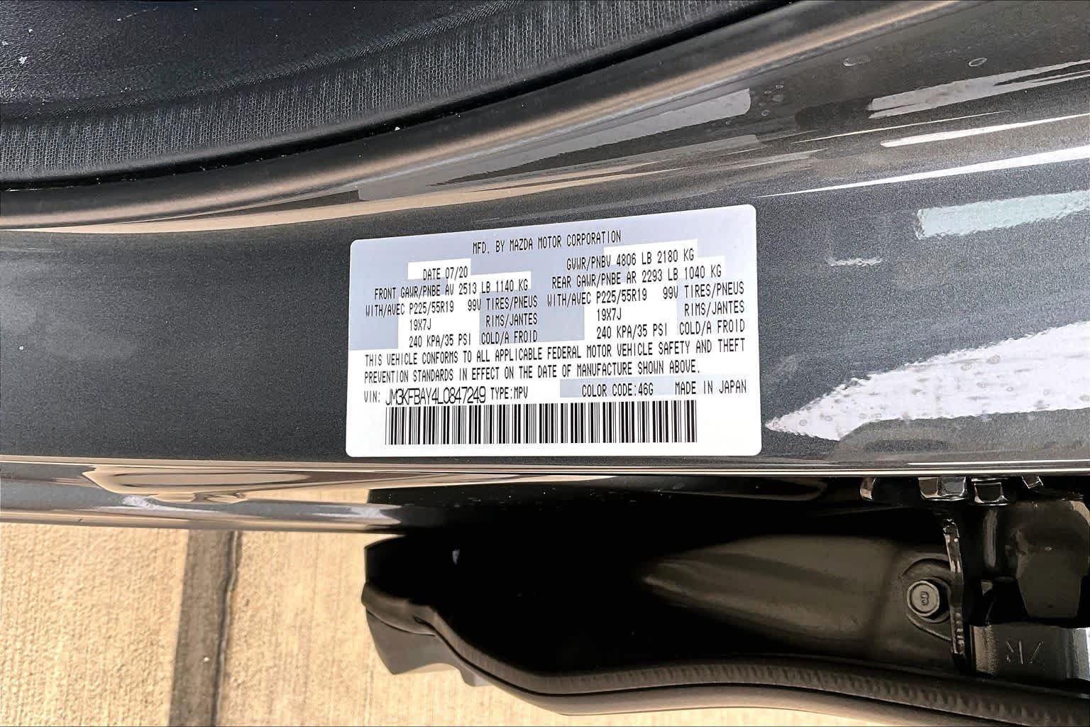 Used 2020 Machine Gray Metallic Mazda Grand Touring Reserve image 32