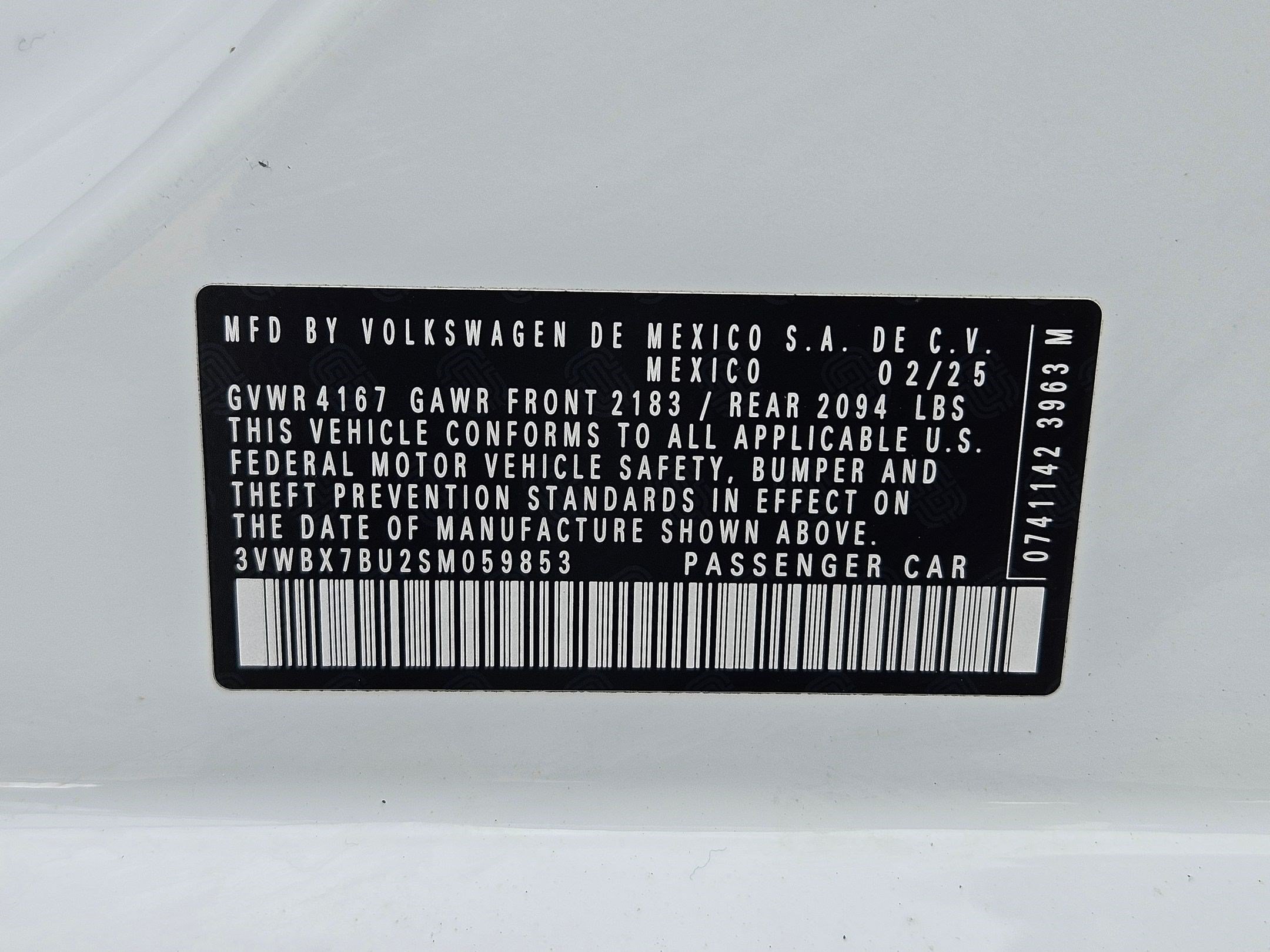 Used 2025 White Volkswagen Sport image 30