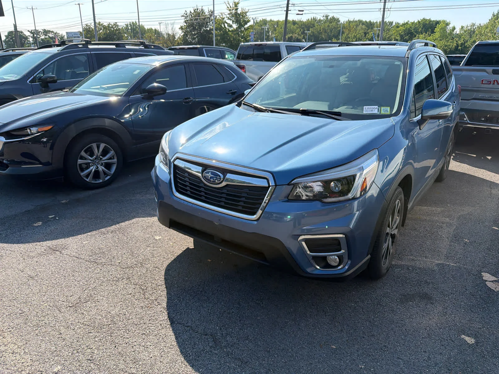 Used 2021 Horizon Blue Pearl Subaru Limited image 3