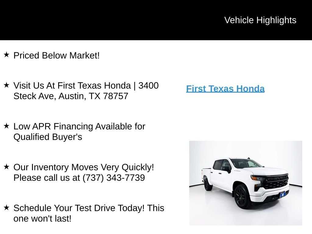 Used 2024 Summit White Chevrolet Custom image 10