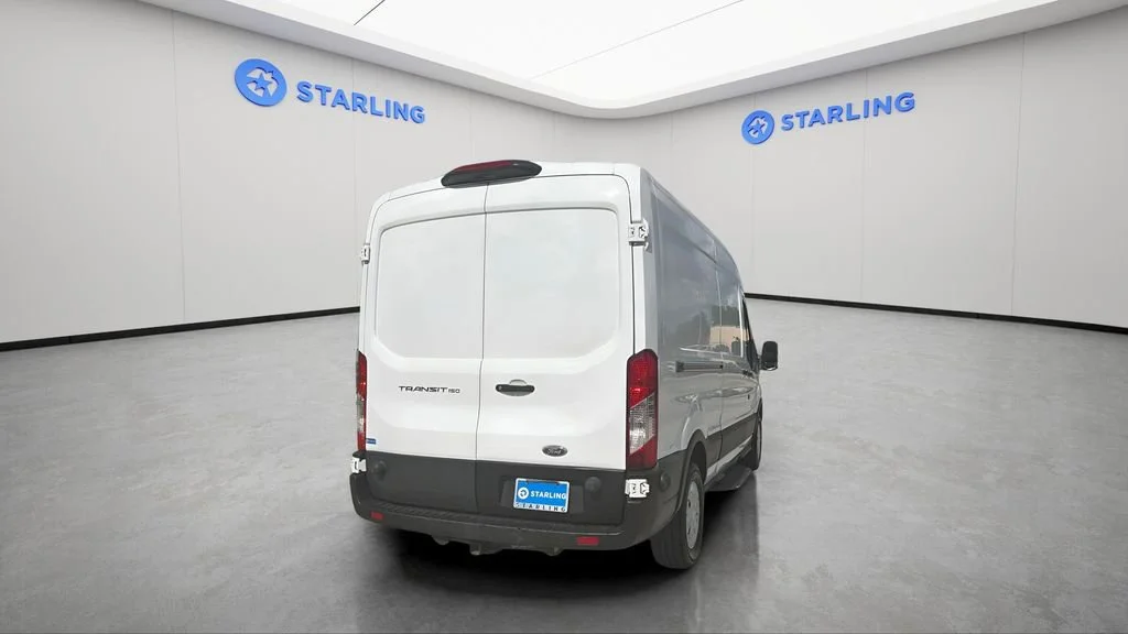 Used 2019 White Ford T-150 148" Med Rf 8600 GVWR Sliding RH Dr image 8
