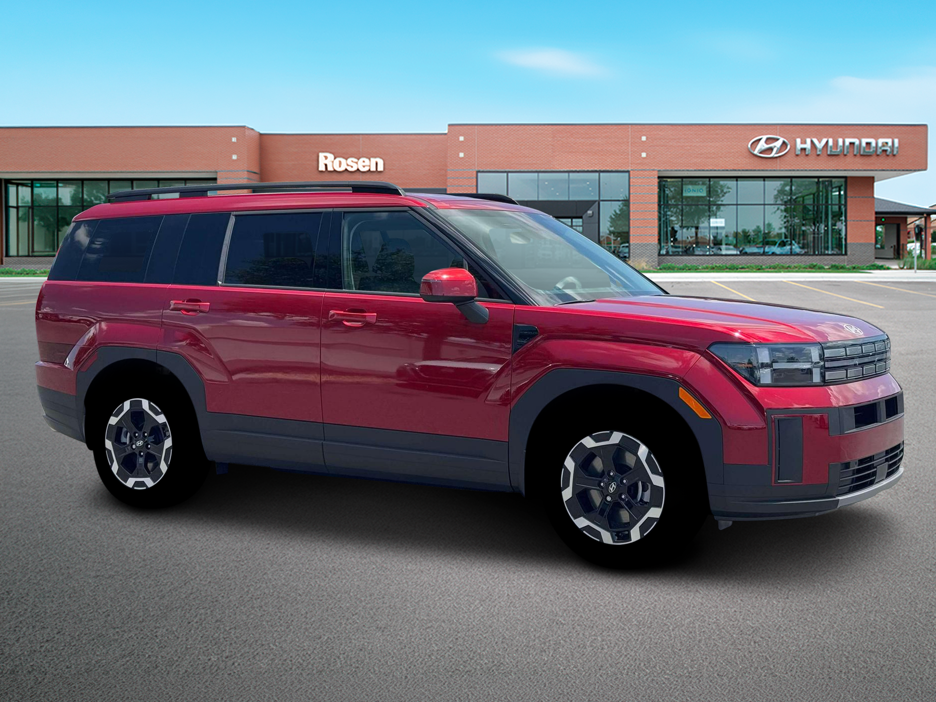 New 2026 Red Hyundai SEL AWD image 10