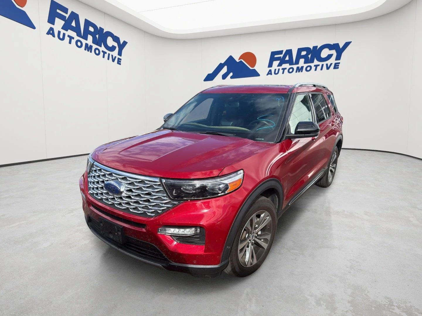 Used 2020 Rapid Red Metallic Tinted Clearcoat Ford Platinum image 1