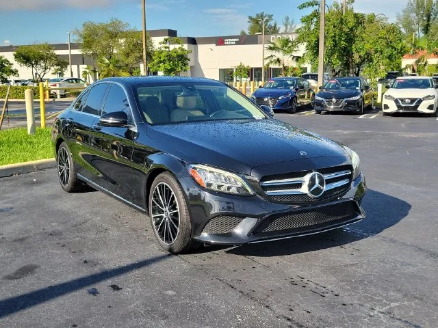 Used 2021 Black Mercedes-Benz C 300 image 3