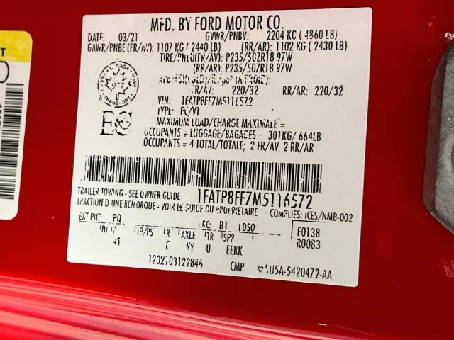 Used 2021 Red Ford GT Premium image 12
