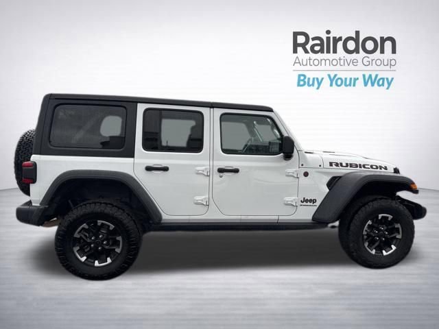 Used 2025 Bright White Clearcoat Jeep Rubicon image 8