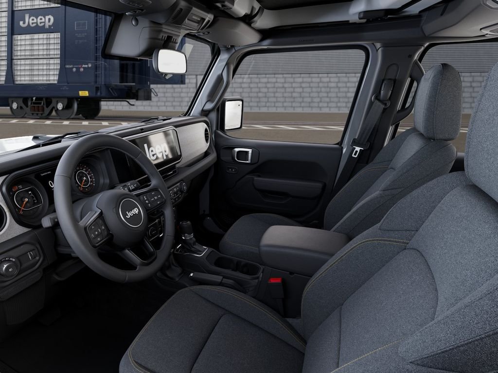 New 2026 Bright White Clear-Coat Exterior Paint Jeep Sport S image 22