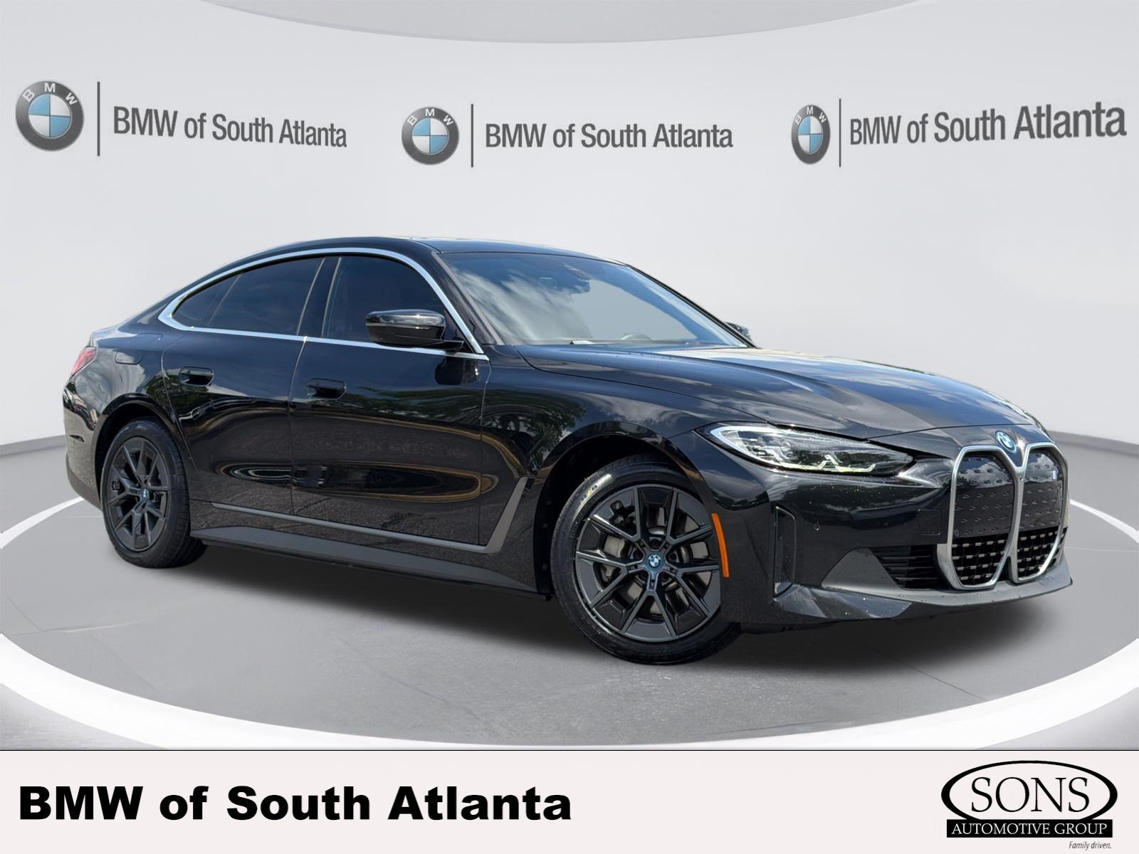 Certified Used 2024 Black Sapphire Metallic BMW eDrive40 image 1