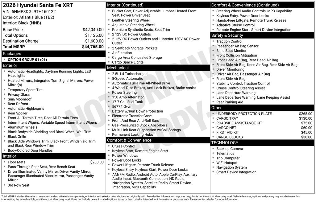 New 2026 Blue Hyundai XRT image 5