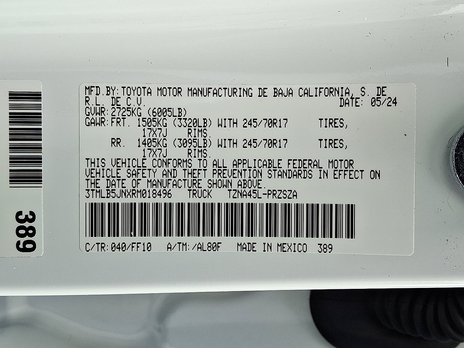 2024 Toyota Tacoma SR5 - Photo 25