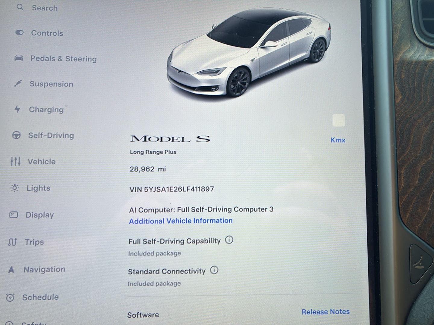 Used 2020 Tesla Model S Long Range Plus with VIN 5YJSA1E26LF411897 for sale in Kansas City