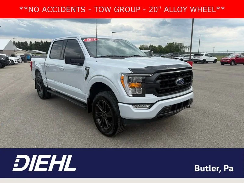 Used 2021 White Ford XLT image 1
