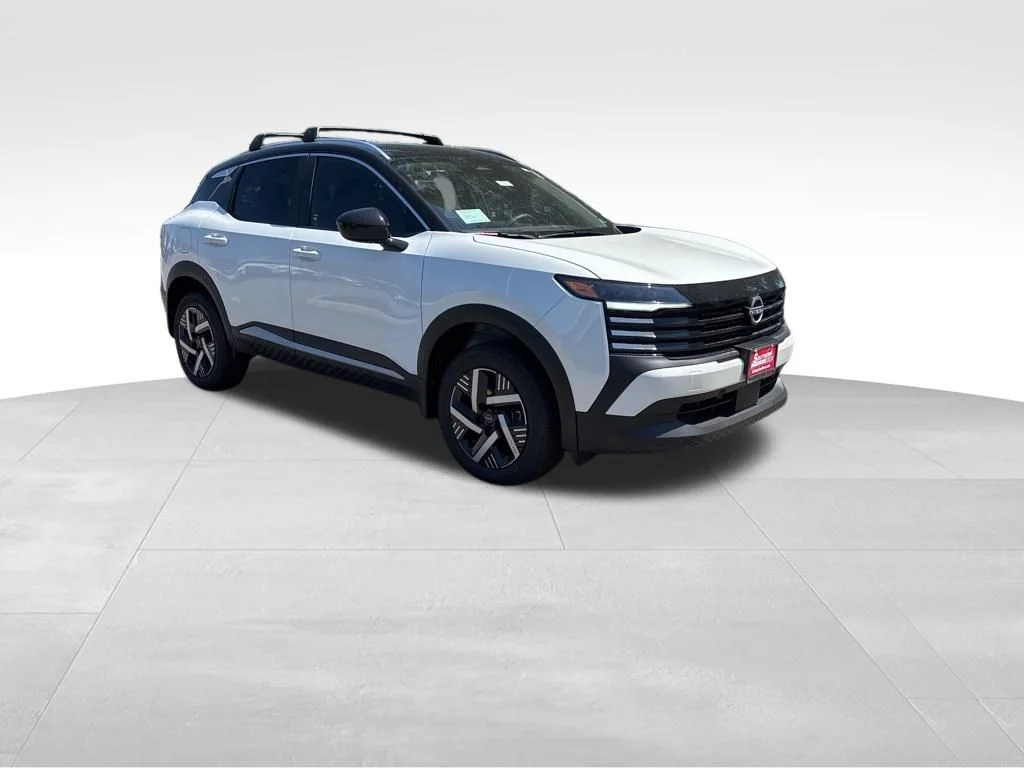 New 2026 Aspen White TriCoat / Super Black Two-tone Nissan SV image 7