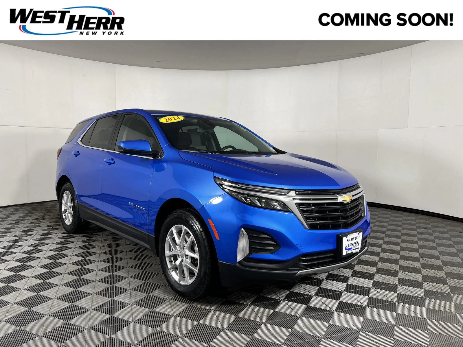 Used 2024 Riptide Blue Metallic Chevrolet LT image 1