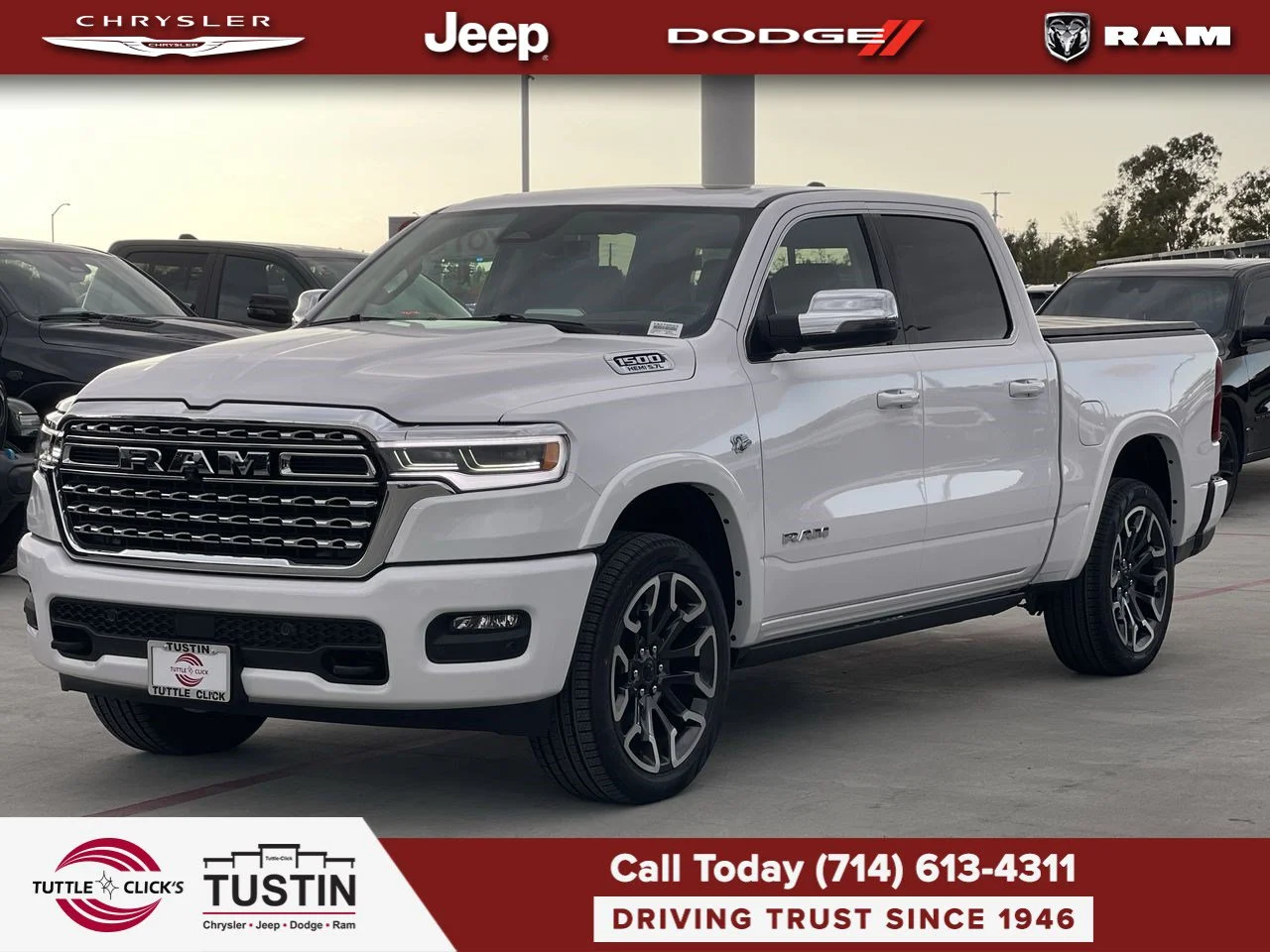 New 2027 Bright White Clear-Coat Exterior Paint RAM Longhorn image 9