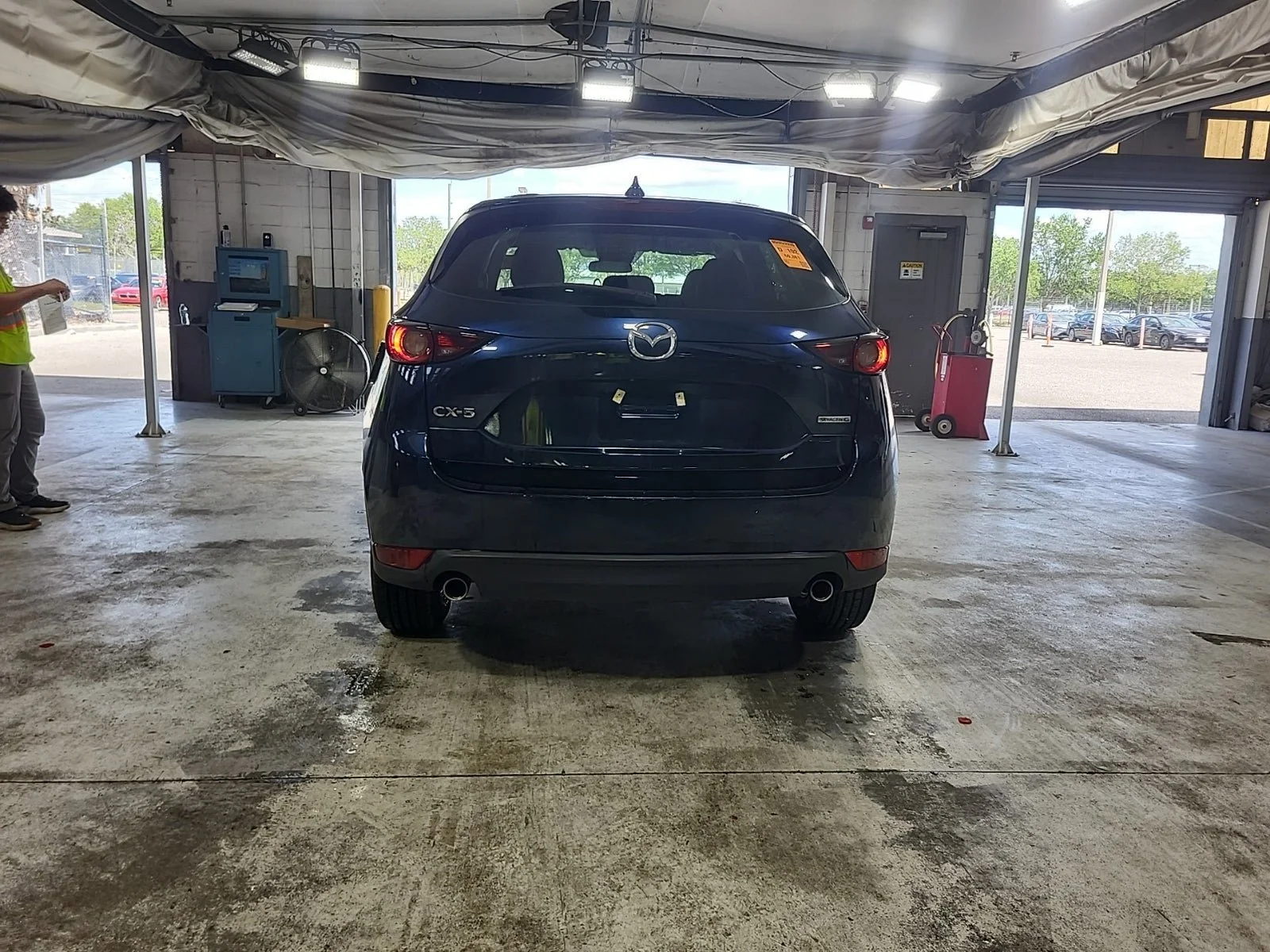 Used 2021 Deep Crystal Blue Mica Mazda Touring image 5