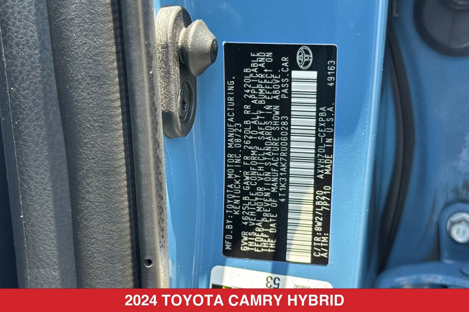 Used 2024 CAVALRY BLUE Toyota Hybrid XSE image 31