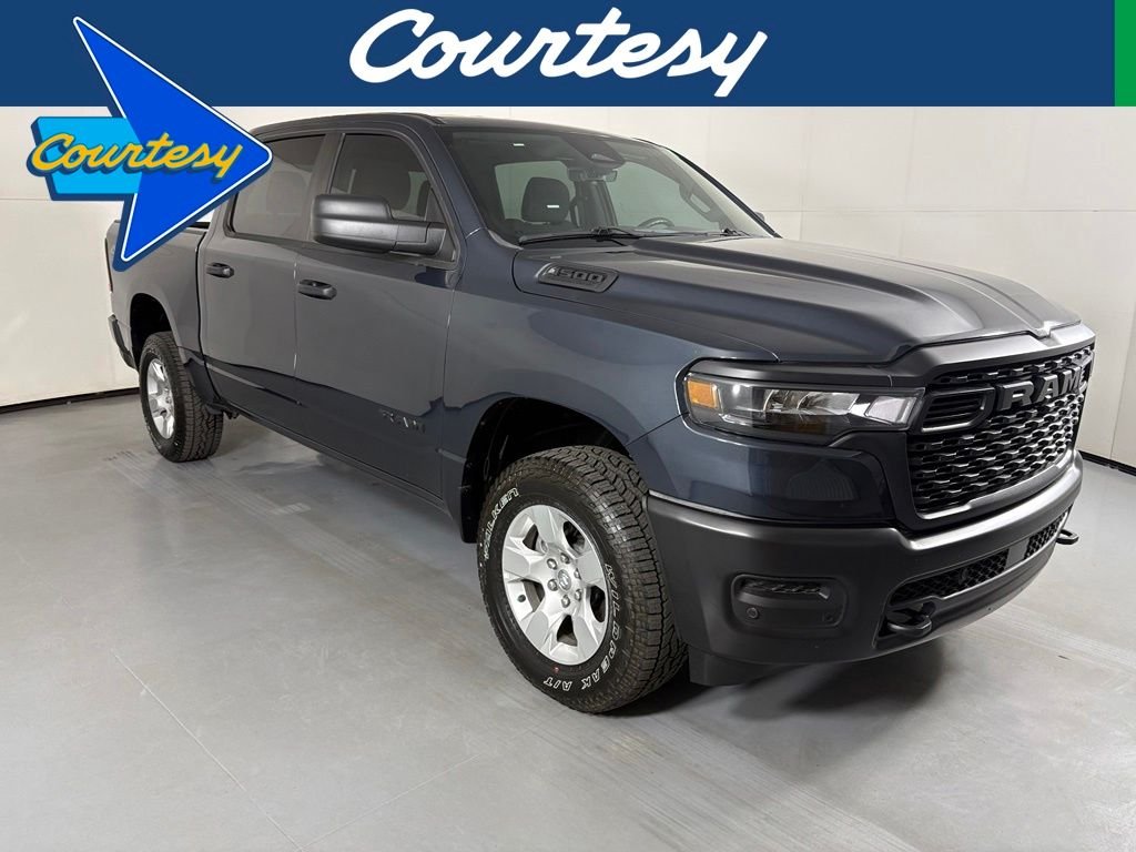 Forged Blue Metallic Exterior Paint 2026 RAM 1500 Pickup Truck Four-Wheel Drive 8-Speed Automatic