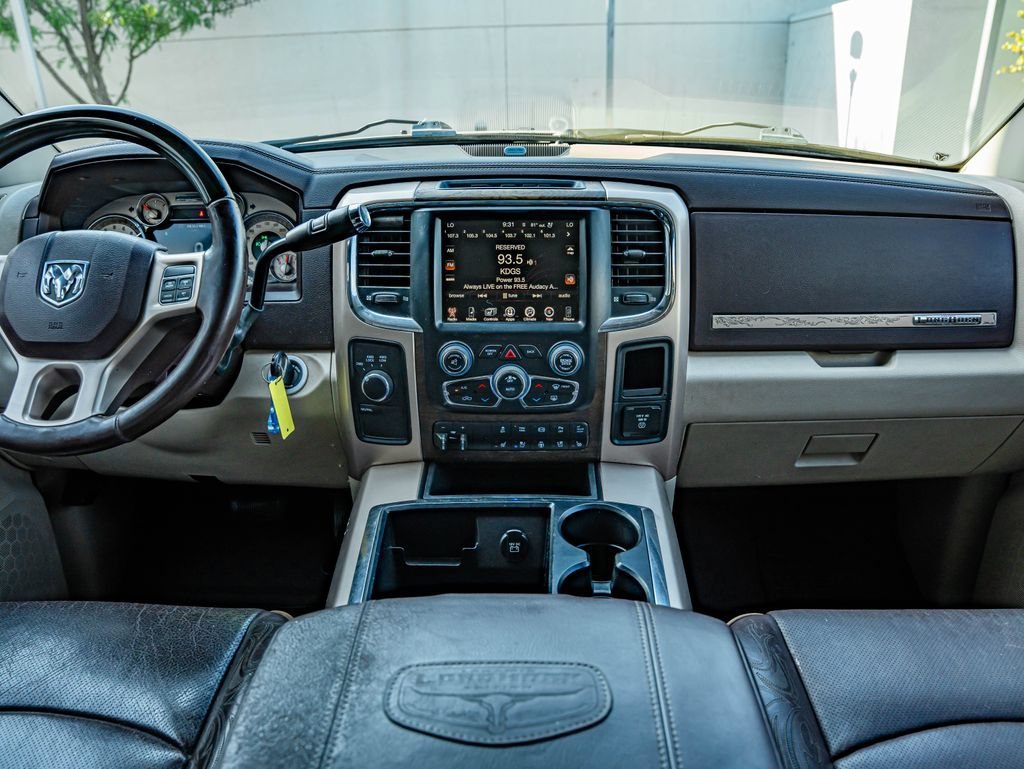 Used 2015 Brilliant Black Crystal Pearlcoat Ram Laramie Longhorn image 22