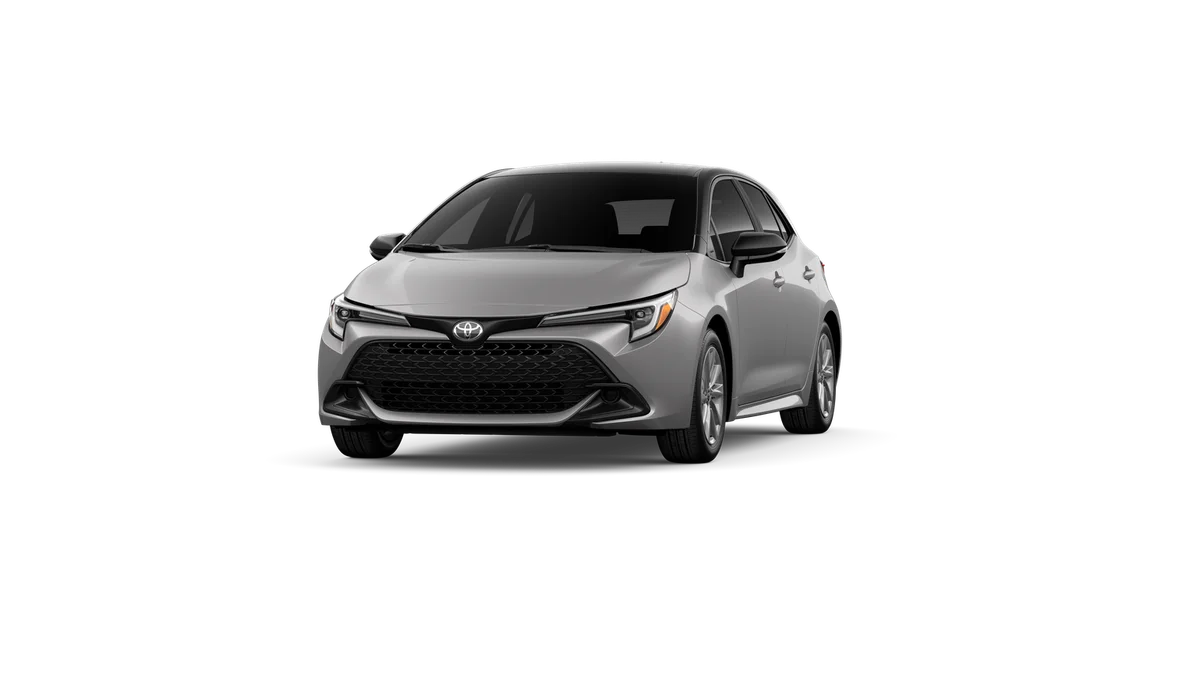 New 2027 Classic Silver Metallic with Black roof Toyota SE image 51